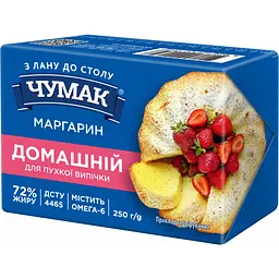  Маргарин Чумак Домашній 72% 250 г