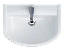 Тумба ПіК Kraft Декор Т1 + раковина Arteco 55 см Білий 30412 - мініатюра 2
