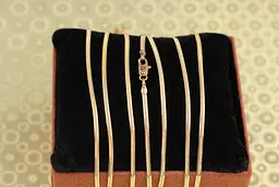 Ланцюг Xuping Jewelry Снейк 50 см 2 мм золотистий