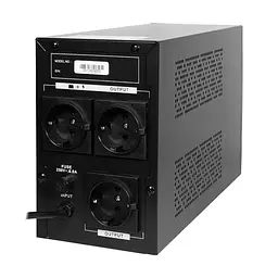 Джерело безперебійного живлення KRF-1200VA/720W(LED) UPS Kraft (42-00005) - мініатюра 5