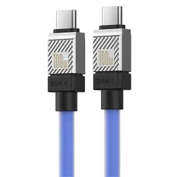 Кабель Baseus CoolPlay Series Fast Charging Cable Type-C to Type-C 100W 2m CAKW000303 Blue - мініатюра 3