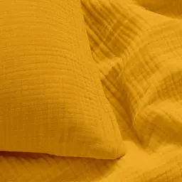 Наволочка Cosas Orange муслінова 40х60 см гірчична (0017Muslin_Orange_40x60) - мініатюра 2