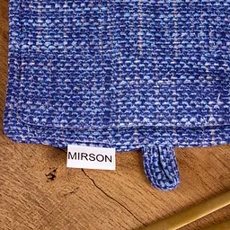 Прихватка MirSon №209 Blue binding, 17х17 см, темно-синя (2200006754138) - мініатюра 2