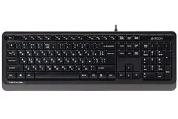 Клавіатура A4Tech Fstyler FK10 USB Black/Grey (FK10 (Grey)) - мініатюра 1