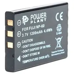 Акумулятор PowerPlant Fuji NP-60, SB-L1037, SB-1137, D-Li12, NP-30, KLIC-5000, LI-20B 1200mAh