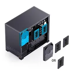 Корпус Jonsbo D32 STD Black (D32 STD Black) Без БП - мініатюра 5