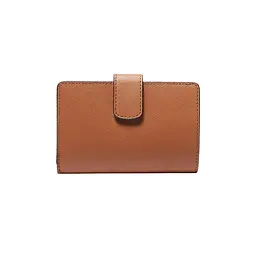 Жіночий шкіряний гаманець MICHAEL KORS Medium Crossgrain, коричневий - мініатюра 3