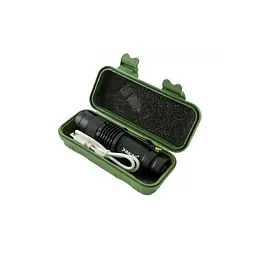 Ручний акумуляторний ліхтарик BL POLICE 525 Q5 з бічним COB світлодіодом 99000W 300 Lumen USB - мініатюра 4