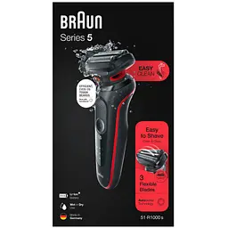 Електробритва Braun Series 5 51-R1000s BLACK / RED - мініатюра 8