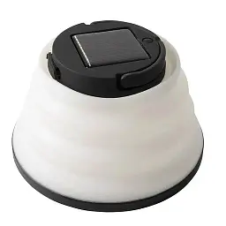 Ліхтар кемпінговий Bo-Camp Seginius Solar Rechargeable 150 Lumen White/Black (5818730) - мініатюра 4