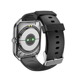 Смарт-годинник Hoco Smart Watch Y28 AMOLED Smart sports watch (call version) Black - мініатюра 2