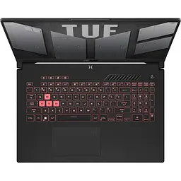 Ноутбук Ігровий ASUS TUF A17 FA707NUG-HX176, AMD Ryzen 7 7445HS до 4.7GHz, 17.3" Full HD, 16GB, SSD 512GB, NVIDIA GeForce RTX 4050 6GB, Free DOS - мініатюра 5