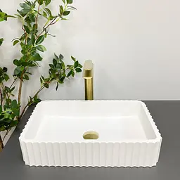 Умивальник VBI Florentia white matt накладний VBI-015000, Білий матовий - мініатюра 5