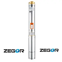 Насос глибинний відцентровий Zegor 3,5SDM312-0,75 кабель 8 м + ремкомплект 30412 - мініатюра 2