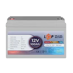 Акумулятор гелевий LPN-GL 12 V - 100 Ah - мініатюра 2