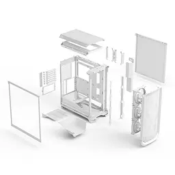 Корпус Fractal Design Meshify 3 RGB Tempered Glass без БЖ White (FD-C-MES3A-07) - мініатюра 6