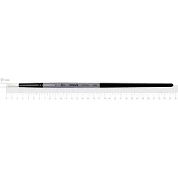 Пензель синтетика кругла INTENSE 1668R №8 довга ручка Rosa