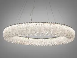 Підвісна люстра Diasha 505 з LED освітленням хром 48Вт - мініатюра 3