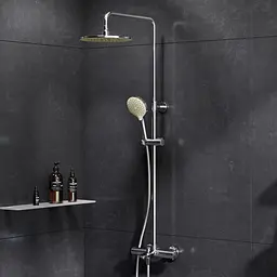 Душевая система ShowerSpot с термостатом AM.PM Like F0780500 - мініатюра 2