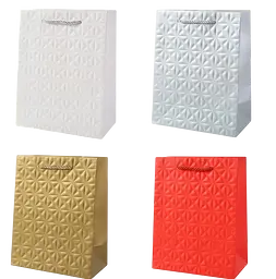 Подарунковий пакет картонний, 200 г/м², Абстракція, 31x42x12 см, 4 шт. в упаковці (В асортименті) bl2501-9