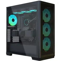 Корпус APNX Creator C1-R Black без БП (APCM-CR01243.11)