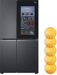 Холодильник LG SBS GC-Q257CBFV - мініатюра 2