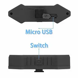 Велосипедна задня фара (габарит) X4 (ZL 20163) STOP повороти + пульт + microUSB + 4 режими - мініатюра 2