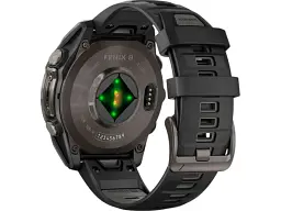 Спортивний годинник Garmin Fenix 8 47mm AMOLED Sapphire Carbon Gray DLC Titanium w. Black/Pebble Gray S. Band (010-02904-20/21) - мініатюра 10