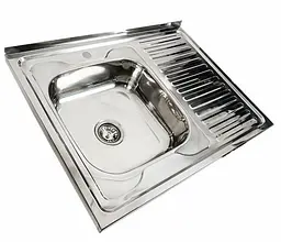Кухонна мийка Valeso 8060 L ПОЛІРОВКА (SP000044097) - мініатюра 5