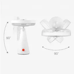 Настільний портативний вентилятор Xiaomi MiJia Desktop Mobile Fan (ZMYDFS01DM) - мініатюра 4