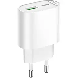 Мережевий зарядний пристрій Hoco C109A Single USB-A 10.5W White (784810) [122580]