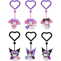 Механічна іграшка-сюрприз Pop Top Kuromi & My Melody Милі крильця (24MDL-003) - мініатюра 8