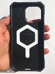 Оригінальний протиударний чохол для iPhone 15 Pro Max UAG Essential Armor MagSafe Black (114296114040) силіконовий - мініатюра 6