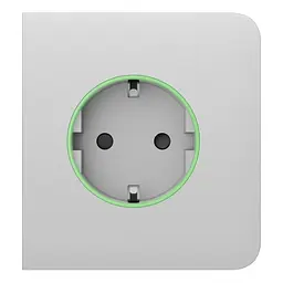Фронтальна панель Ajax SideCover (smart) [type F] [55] ASP white/біла для розумної розетки Outlet (type F) (26-00344) - мініатюра 2