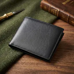 Гаманець чоловічий 14449 Vintage чорний - мініатюра 4