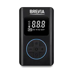 Компресор портативний Brevia 3в1 10Атм 19л/хв 4000mAh з LED-ліхтарем та автостопом + PowerBank(25110PTI) - мініатюра 2