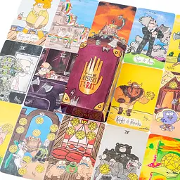 Таро Tarot Deck Гравіті Фолз Gravity Falls The Mystery Tarot 78 штук в комплекті 10 см - мініатюра 7
