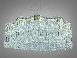 Підвісна кришталева люстра LED Diasha 576/800G, 125 Вт, 6875 лм, - мініатюра 4