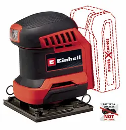 Шліфмашина вібраційна акумуляторна TE-OS 18/113 Li - Solo 18В Einhell teh0025389 - мініатюра 2