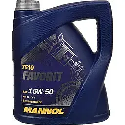 Олива моторна Mannol Favorite 15w-50 4 л (184995)