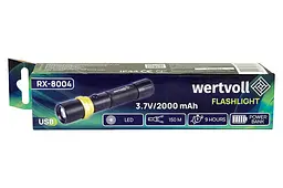 Ліхтар ручний акумуляторний Wertvoll 1LED x 5Вт Li-ion - мініатюра 6