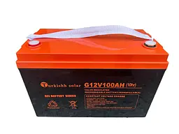 Гелевий акумулятор BATTERY GEL Turkishh Solar 12V 100 Ah - мініатюра 2