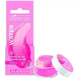 Бальзам-маска для губ Bielenda Lip Care Sleeping Mask Watermelon 2 в 1, 10 г - мініатюра 2