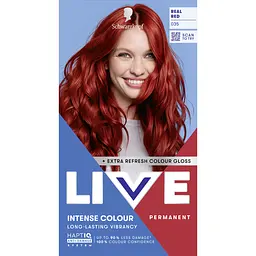 Фарба для волосся Schwarzkopf Live Intense Colour 035 Real Red 