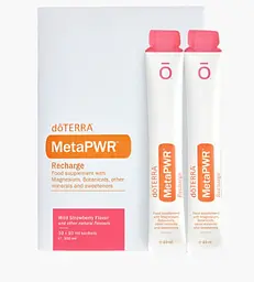 Електроліт для клітинної гідратації та відновлення енергії DoTerra MetaPWR Recharge Wild Strawberry 30×10 ml