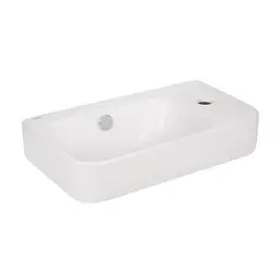 Умивальник Qtap Tern 450x250x158 White QT1711H02LW, Білий - мініатюра 4
