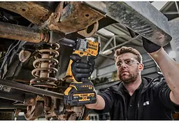 DeWALT Гайковерт ударний акумуляторний DeWALT XR Li-Ion 18В 610Нм 1400-2500об/хв 3550уд/хв 1/2" кейс TSTAK 1.1кг без АКБ та ЗП - мініатюра 8