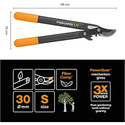 Сучкоріз Fiskars PowerGear L72-S (1001555) - мініатюра 2