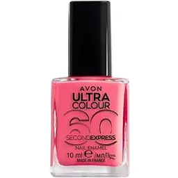 Швидковисихаючий лак для нігтів Avon УльтраКолір за 60 секунд Strawberry Margarita 10 мл (49469293)