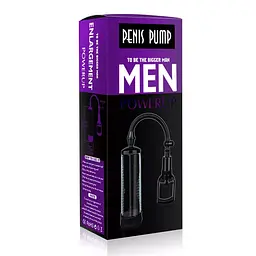 Вакуумна помпа з ручним насосом Men Powerup Black Men Powerup SO2457 91720